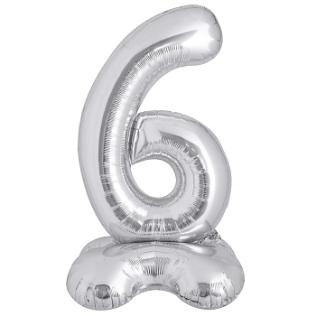 К ЦИФРА 6 50" Silver на подставке