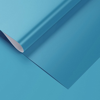 Бумага упак Голубая pantone 313 67х99см