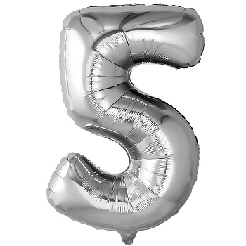 Р ЦИФРА 5 32" Металлик Silver