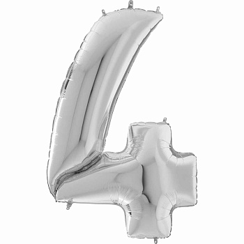 Г ЦИФРА 4 64" Silver