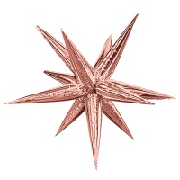 Р 3D ЗВЕЗДА 41" Составная Rose Gold