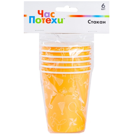 Стакан Неон Party 250мл 6шт/G