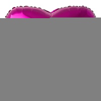 Ф Б/РИС 18" СЕРДЦЕ Металлик Purple(FM)