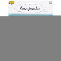 Салфетка голубая 33см 12шт/G