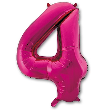 К ЦИФРА 4  40" Fuchsia
