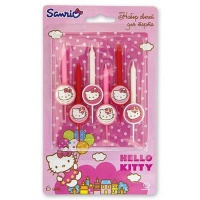 Свечи д/торта Hello Kitty 6шт/A