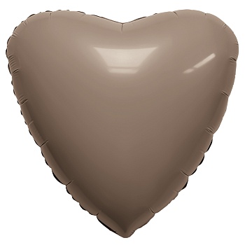 Р Б/РИС СЕРДЦЕ 30" Сатин Cocoa