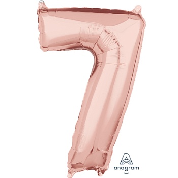 А ЦИФРА 7 26" Rose Gold