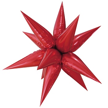 К 3D ЗВЕЗДА 25" Составная Red