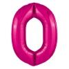 Р ЦИФРА 0 40" Металлик Fuchsia