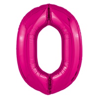 Р ЦИФРА 0 40" Металлик Fuchsia