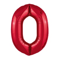 Р ЦИФРА 0 40" Металлик Red