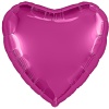 Р Б/РИС СЕРДЦЕ 18" Металлик Fuchsia