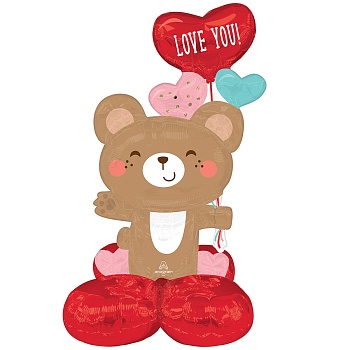 А ФИГУРА/P55 AIR LOVE YOU Мишка с шарами