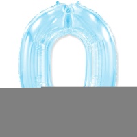 Ф ЦИФРА 0 40" Pastel Blue