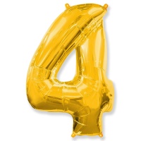 Ф ЦИФРА 4  40" Gold