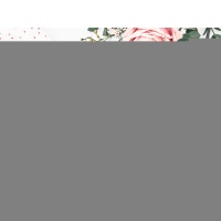 Тарелка Горошек RoseGold белая 18см6штPD