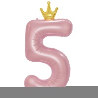 К ЦИФРА 5 45" Pink Корона