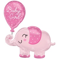 А ФИГУРА/P60 Слоник розовый BABY GIRL