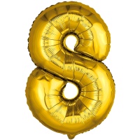 Р ЦИФРА 8 32" Металлик Gold