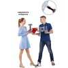 К ФИГУРА AIR Надпись I love you сердце