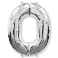 Ф ЦИФРА 0 40" Silver