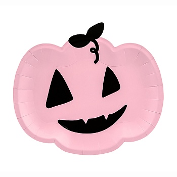 Тарелка фигур HWN BOO Тыква 25см 6шт/PD