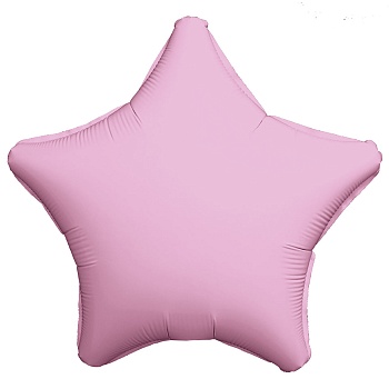 Р Б/РИС ЗВЕЗДА 18" Сатин Pink Flamingo