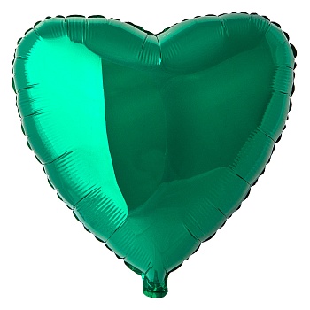 Ф Б/РИС 18" СЕРДЦЕ Металлик Green(FM)