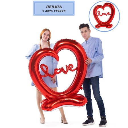 К ФИГУРА AIR Сердце с надписью LOVE