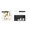 Салфетка 50th Birthday белая 33см20шт/PD