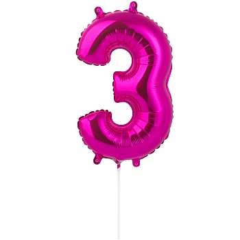 Ф ЦИФРА 3 16" Fuchsia