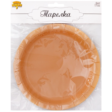 Тарелка персиковая 17см 6шт/G