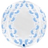 Г BUBBLE 19" Пяточки голубые