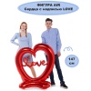 К ФИГУРА AIR Сердце с надписью LOVE
