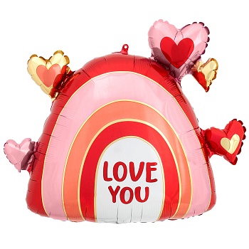 А ФИГУРА/P30 LOVE YOU Радуга сердечная