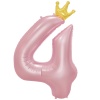 К ЦИФРА 4 45" Pink Корона