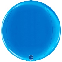 Г 3D СФЕРА Б/РИС 15" Металлик Blue