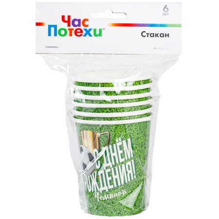 Стакан С ДР Футбол 250мл 6шт/G