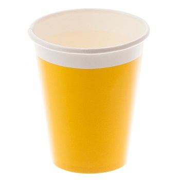 Стакан ЭКО Yellow 200мл 8шт/P