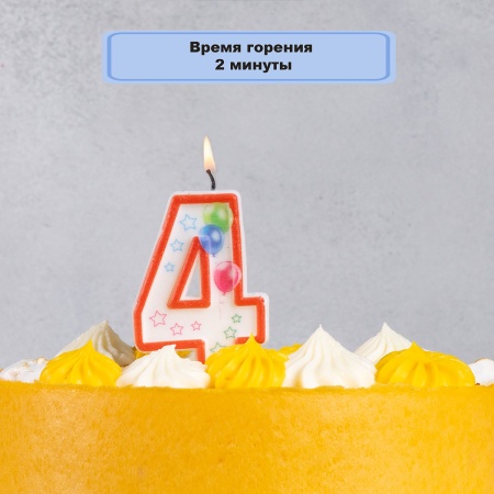 Свеча-цифра 