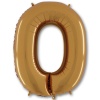 Г БУКВА О 40" Gold