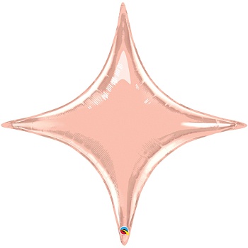 П Б/РИС 20" ЗВЕЗДА 4х-конечная Rose Gold