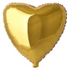 Ф Б/РИС 18" СЕРДЦЕ Металлик Gold(FM)