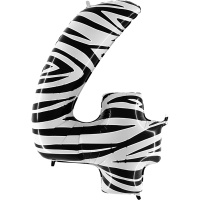 Г ЦИФРА 4 40" Zebra