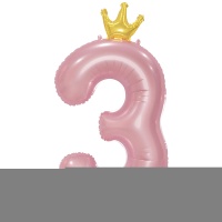 К ЦИФРА 3 45" Pink Корона