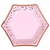 Тарелка Гламур Pink & RoseGold 12см 8штN