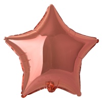Ф Б/РИС 18" ЗВЕЗДА Металлик Rose Gold