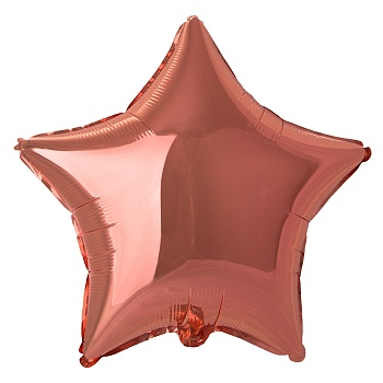 Ф Б/РИС 18" ЗВЕЗДА Металлик Rose Gold