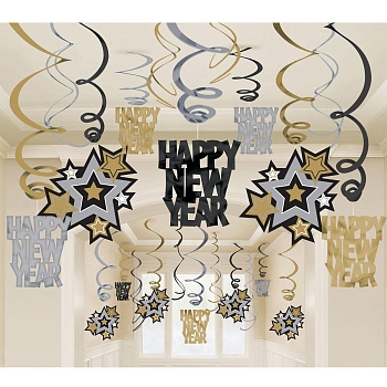 Спираль HNY Голливуд 46-60см 30шт/А